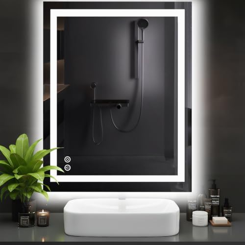 DUMOS 36.1"x48.1" LED Bathroom Mirror, Bathroom Vanity Mirror by DumosLifestyle