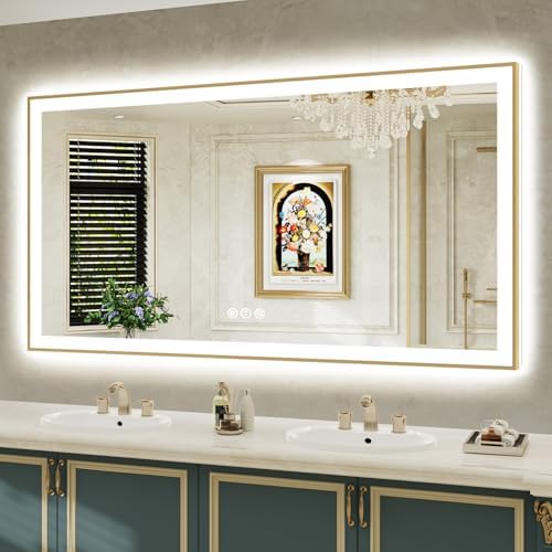 68x36 LED Bathroom Mirror with Lights by YEELAIT