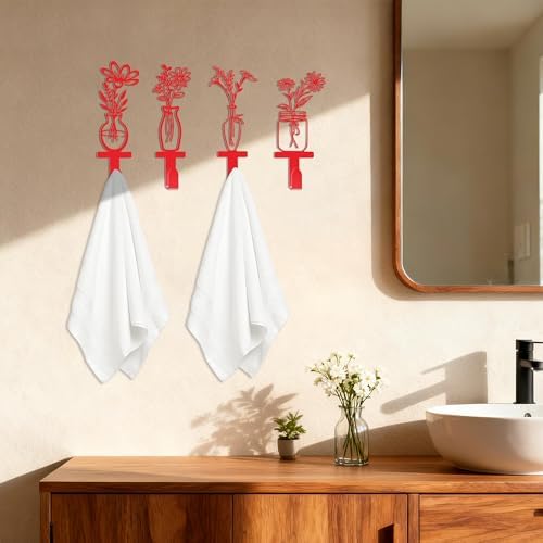 Metal Flower Wall Hooks - Image 6