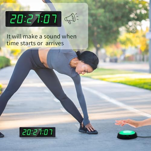 YZ Gym Timer Clock for Home Gym, Fitness Timer - Image 3