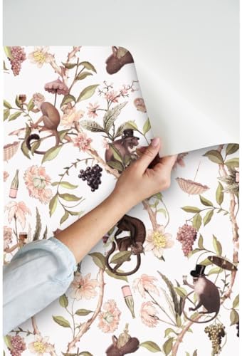 Spoonflower Chinoiserie Peel and Stick Wallpaper - Image 3
