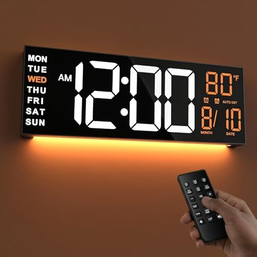 JALL 16" Large Digital Wall Clock by JALL