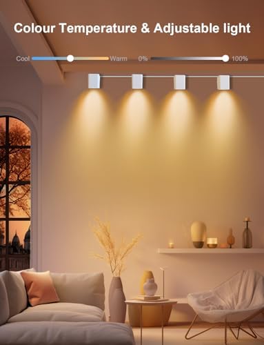 APPECK Wall Sconces 6 Pack, LED Wall Lights RGBCW 13FT, Ambient Lighting - Image 4