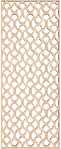 Resort Decorative Pierced Fretwork Wood Wall Panels, 11 3/8"W x 29 3/8"H x 3/8"T - Image 2