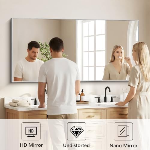 DESBING 30" x 60" Bathroom Mirror - Image 5