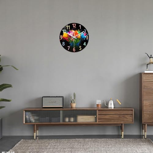 14 Inch Decorative Wall Clock Battery Operated - Image 4