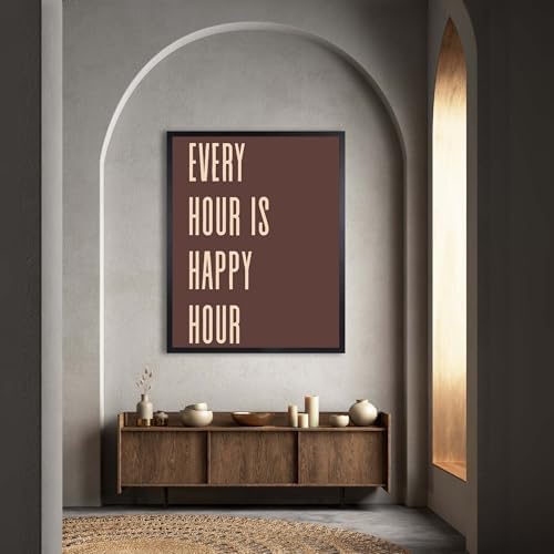 InkFlow Posters Every Hour Happy Hour Canvas Poster - Image 4