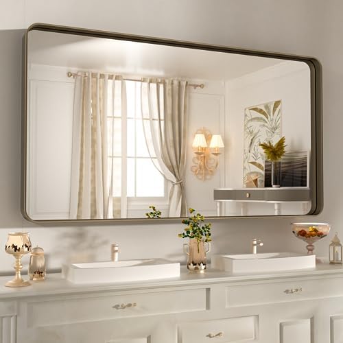 WEER Bronze Bathroom Vanity Mirror 55X30 Inch by WEER