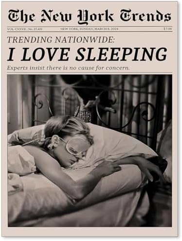 VERENIX Retro Black and White Feminist Wall Art Newspaper Aesthetic Canvas by VERENIX