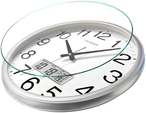 TIMESS 11-Inch Silent Non-Ticking Analog Wall Clock - Image 3