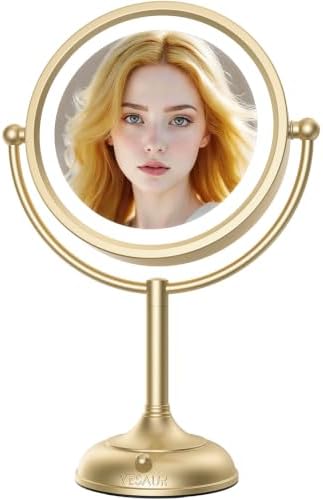 Professional 8.5" Large Lighted Makeup Mirror by VESAUR