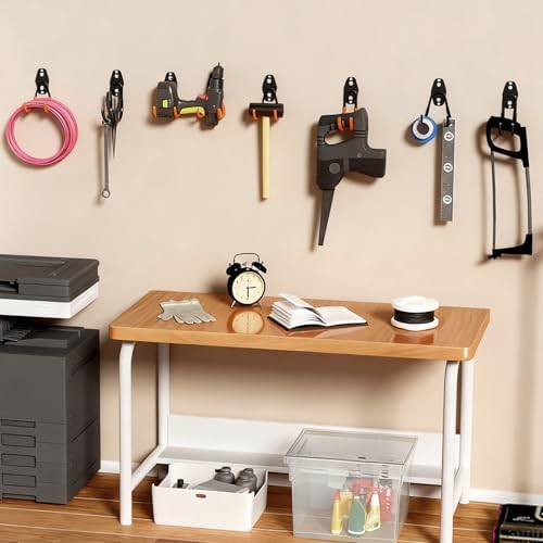 GeeWatom Garage Storage Utility Hooks，Garage Garden Tool Organizer，Steel Wall - Image 6