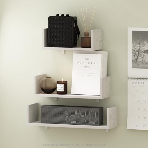 Furinno Rossi Bedroom Decor Wall Mounted Floating Display Shelves - Image 2