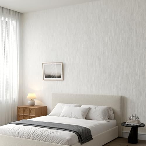 Grasscloth Textured Peel and Stick Wallpaper - Image 3