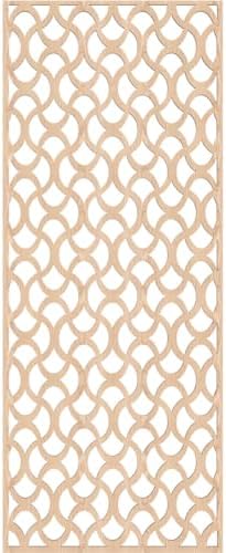 Resort Decorative Pierced Fretwork Wood Wall Panels, 17 3/8"W x 44 3/8"H x 1/4"T - Image 2