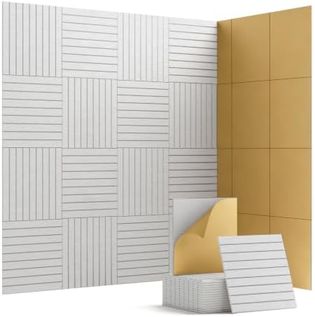 Waister Soundproof Wall Panels, 0.47 Inch Thick High Density-White by Waister