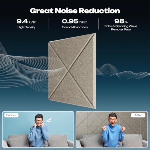 Sonicism 12 Pack X-Lined Acoustic Panels - Image 3