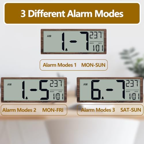 Maxstar Large Digital Wall Clock - Image 6