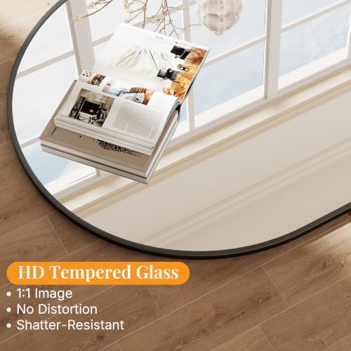 Sweetcrispy 30"x40" Arched Bathroom Mirror, Bathroom Mirrors - Image 3