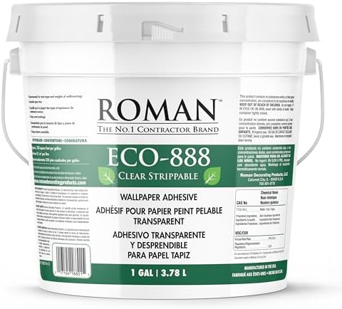 ROMAN’s ECO-888 Zero VOC Wallpaper Adhesive by ROMANProducts