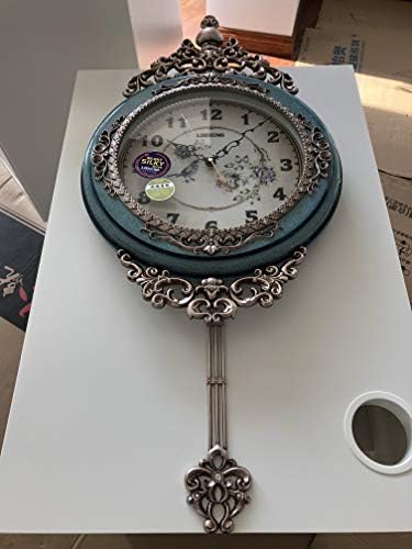 SHISEDECO 29.5" Large Vintage Antique Grandfather Pendulum Wall Clock - Image 5