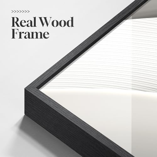 Large Framed Silver White Abstract Wall Art - Image 6