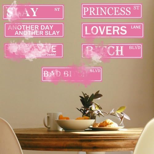 Funny Pink Room Decor Y2k College Dorm Decoration Funny Sign It We Ball Tin - Image 6