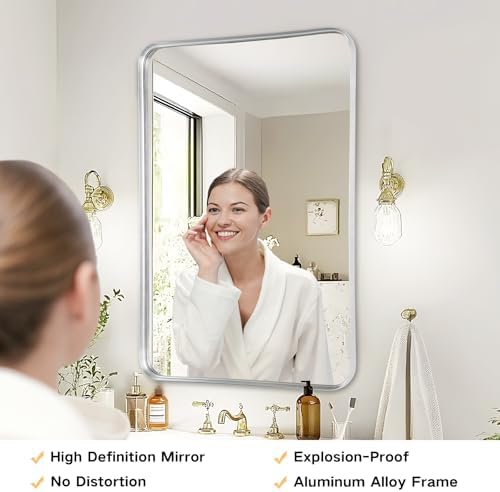 Bathroom Vanity Mirror Over Sink 24x36 - Image 2
