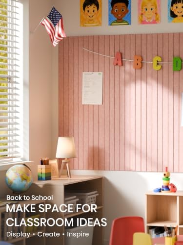 Bumusty 48"x 36" Large Felt Bulletin Board Tiles - Image 5