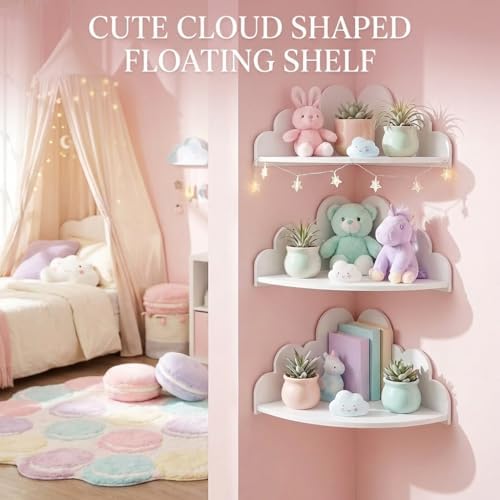 Cloud Floating Corner Shelves - Image 3