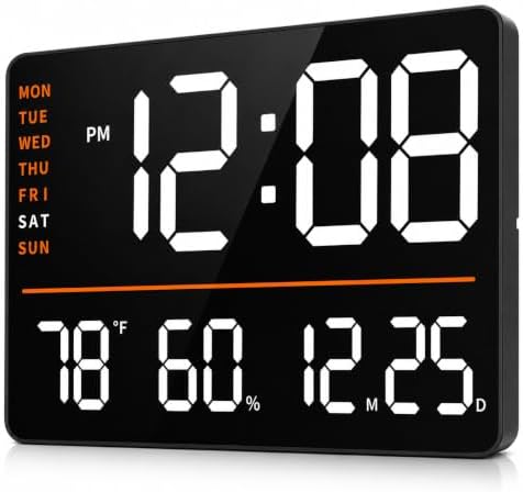 16" Large Digital Wall Clock by AERYS
