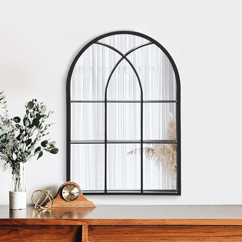 Dewfig Arched Window Wall Mirror - Image 2