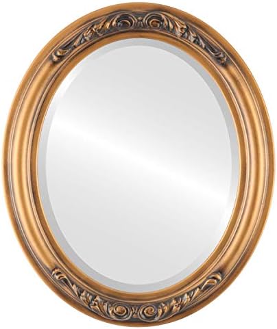 OVALCREST Oval Beveled Wall Mirror by OVALCREST