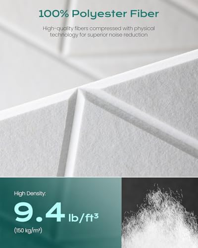 18 Pack Geometric Sound Proof Foam Panels - Image 5