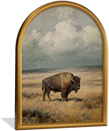 VIYYIEA Vintage Bison Canvas Wall Art - Image 2