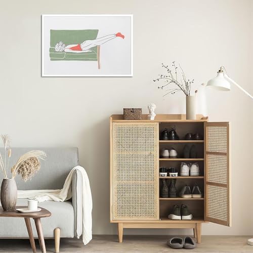 Modern Female Portrait Canvas Wall Art A Decadent Woman Rest Posters Wall Art - Image 5