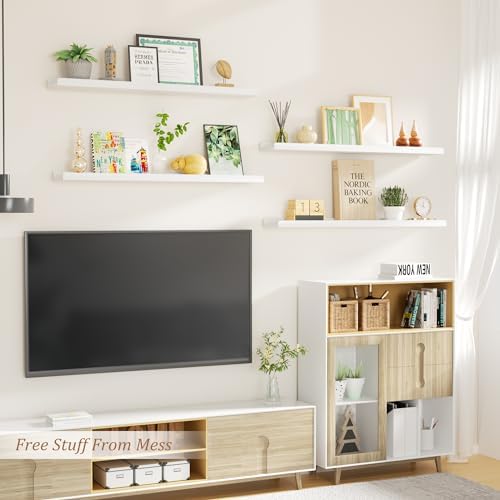 Love-KANKEI White Floating Shelves - Image 2