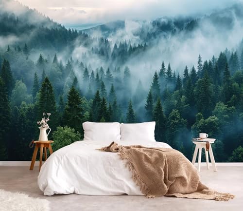 YQWDMX - Misty Forest Wallpaper self-Adhesive wall murals - Image 3