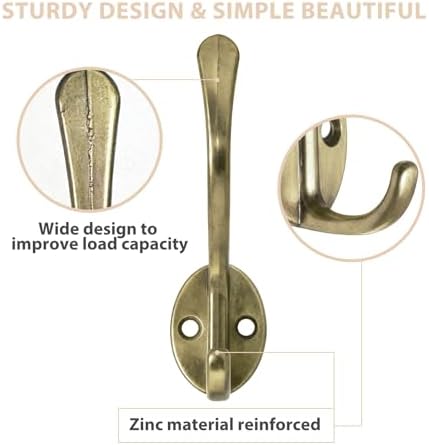 Homanu 14 Pack Coat Hooks Wall Mounted - Image 3