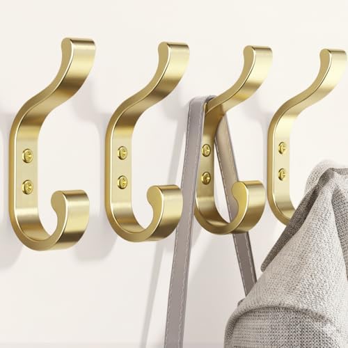 Coat Hooks Wall Mount, Heavy Duty Wall Hooks by BUSSDIS