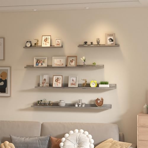 Giftgarden 47 Inch Long Floating Shelves - Image 2