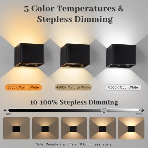 Yochoice Rechargeable Motion Sensor Wall Light, Battery Powered Wall Sconce - Image 3