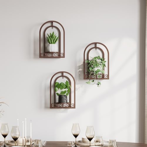 3 Pack Wall Plant Stands, Indoor Plant Holders Apartment - Image 2