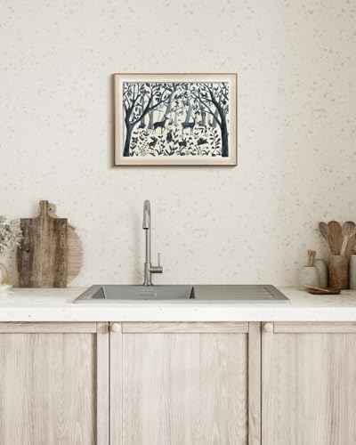 VIYYIEA Framed Forest Animals Canvas Wall Art - Image 3
