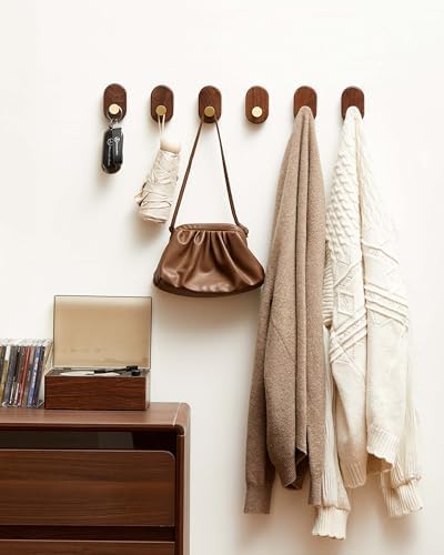 Wood Coat Hooks Wall Mount - Image 7