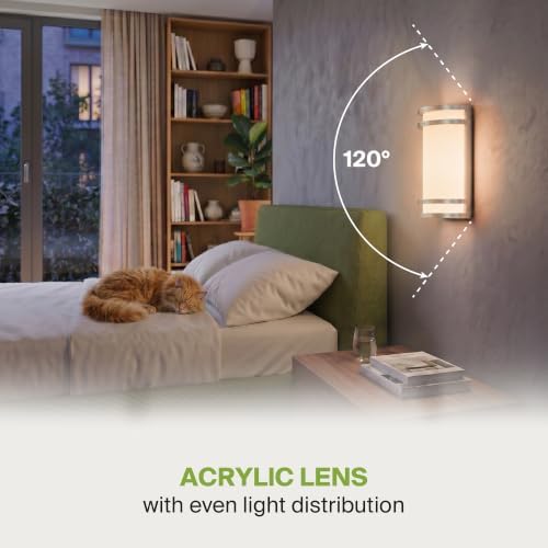 ASD Indoor LED Wall Sconce Lights, Brushed Nickel 3000/4000/5000K ETL - Image 5