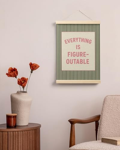 FGFK Everything Is Figureoutable Positive Affirmations Wall Art Poster Hanger - Image 4