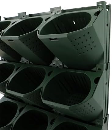36-Pot Wall Mounted Planter – Vertical Wall Planter - Image 3