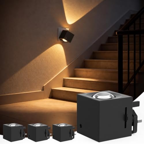 JandCase Night Lights Plug into Wall, 4 Pack Night Light Projector by JandCase