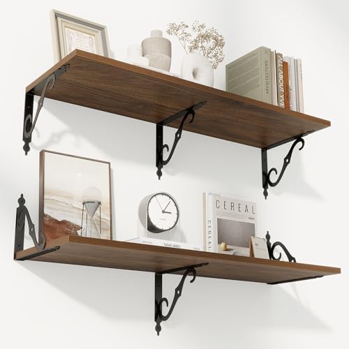 RICHFOCUS 12 Inch Deep Floating Shelves by RICHFOCUS